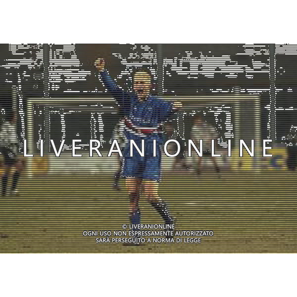16-01-2000 BERGAMO CAMPIONATO DI CALCIO SERIE B ALZANO VIRESCIT -SAMPDORIA 0-1 NELLA FOTO MARCELLO CASTELLINI AG ALDO LIVERANI SAS