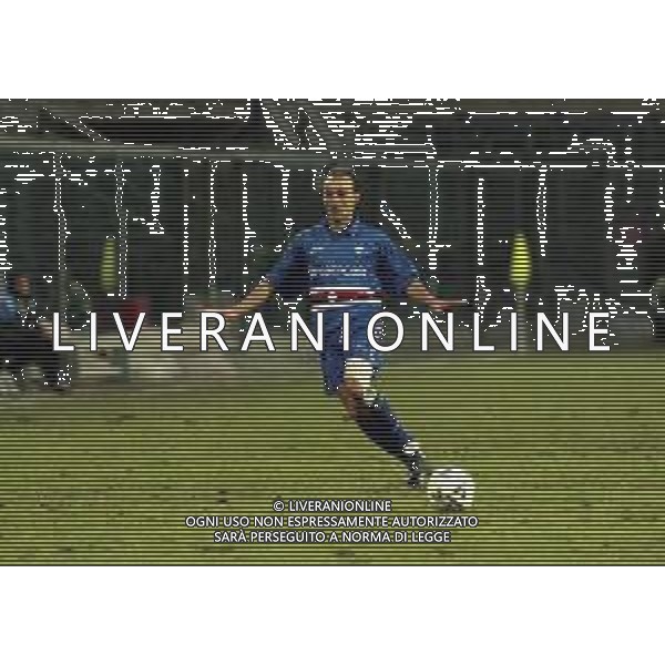 16-01-2000 BERGAMO CAMPIONATO DI CALCIO SERIE B ALZANO VIRESCIT -SAMPDORIA 0-1 NELLA FOTO MARCO SGRO\' AG ALDO LIVERANI SAS