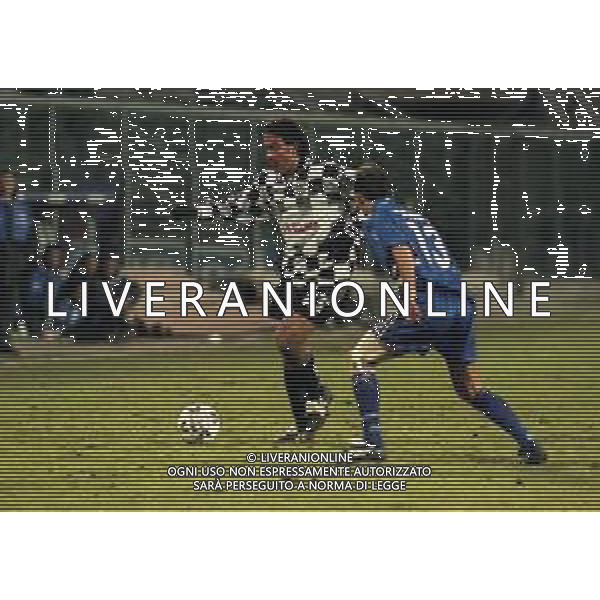 16-01-2000 BERGAMO CAMPIONATO DI CALCIO SERIE B ALZANO VIRESCIT -SAMPDORIA 0-1 NELLA FOTO SIMONE BARONE AG ALDO LIVERANI SAS
