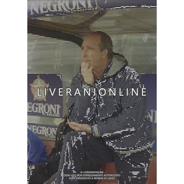 16-01-2000 BERGAMO CAMPIONATO DI CALCIO SERIE B ALZANO VIRESCIT -SAMPDORIA 0-1 NELLA FOTO GIANPIERO VENTURA ALLENATORE SAMPDORIA AG ALDO LIVERANI SAS
