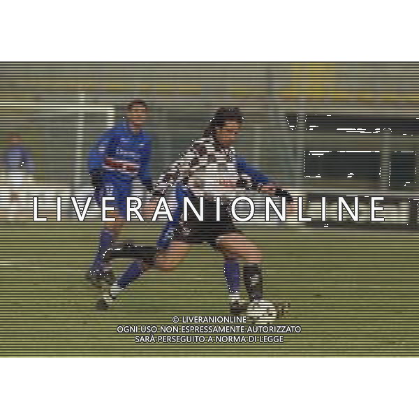 16-01-2000 BERGAMO CAMPIONATO DI CALCIO SERIE B ALZANO VIRESCIT -SAMPDORIA 0-1 NELLA FOTO ARMANDO MADONNA AG ALDO LIVERANI SAS