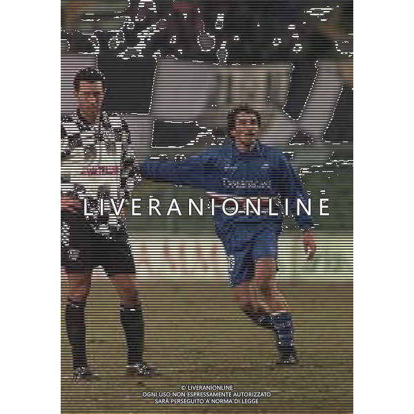 16-01-2000 BERGAMO CAMPIONATO DI CALCIO SERIE B ALZANO VIRESCIT -SAMPDORIA 0-1 NELLA FOTO DAVIDE DIONIGI AG ALDO LIVERANI SAS