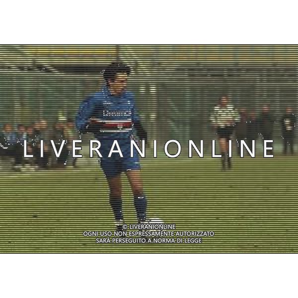 16-01-2000 BERGAMO CAMPIONATO DI CALCIO SERIE B ALZANO VIRESCIT -SAMPDORIA 0-1 NELLA FOTO GAETANO VASARI AG ALDO LIVERANI SAS