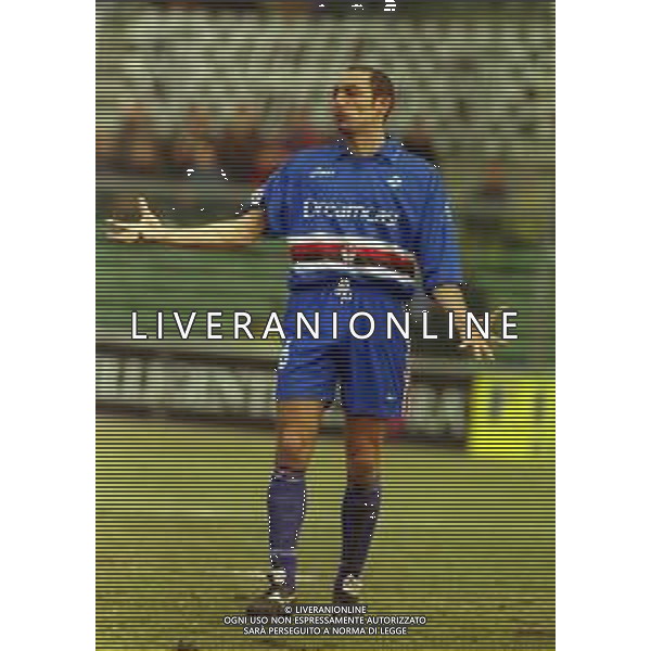 16-01-2000 BERGAMO CAMPIONATO DI CALCIO SERIE B ALZANO VIRESCIT -SAMPDORIA 0-1 NELLA FOTO CARMINE ESPOSITO AG ALDO LIVERANI SAS