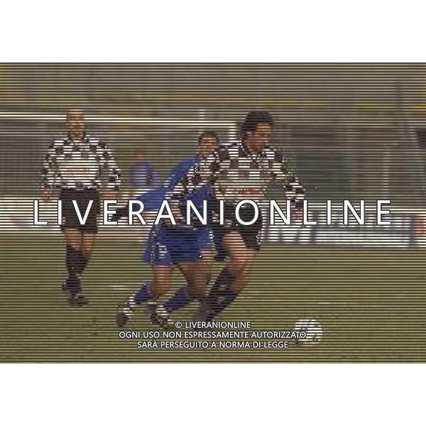 16-01-2000 BERGAMO CAMPIONATO DI CALCIO SERIE B ALZANO VIRESCIT -SAMPDORIA 0-1 NELLA FOTO ARMANDO MADONNA AG ALDO LIVERANI SAS