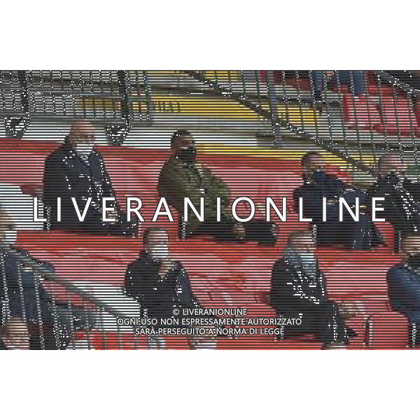 in tribuna da SX Adriano Galliani, Kevin Prince Boaeng e Massimiliano Allegri Monza vs Spal Campionato Serie BKT - 1° giornata Monza 25-09-2020 U-Power Stadium foto Roberto Garavaglia - agenzia Aldo Liverani sas