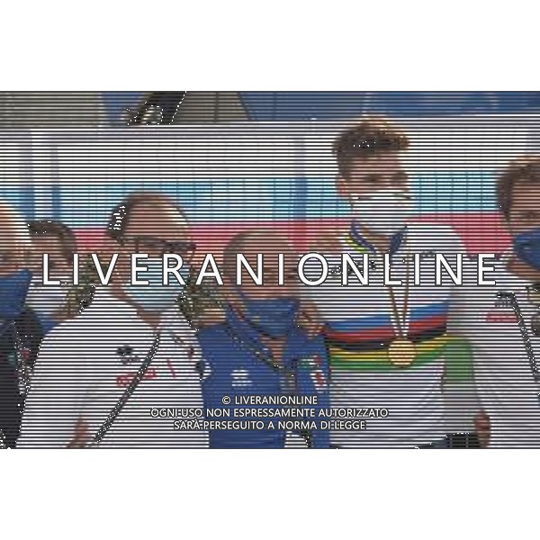 25-09-2020 World Championships Elite Cronometro; 2020, Team Ineos Grenadier; Ganna, Filippo; Cassani, Davide; Villa, Marco; Imola Autodromo; ©SIROTTI / AGENZIA ALDO LIVERANI SAS
