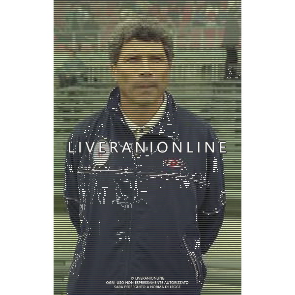 07-05-2000 BERGAMO CAMPIONATO DI CALCIO SERIE B ALZANO VIRESCIT-TREVISO 2-2 NELLA FOTO GIANFRANCO BELLOTTO ALLENATORE TREVISO CALCIO AG ALDO LIVERANI SAS 