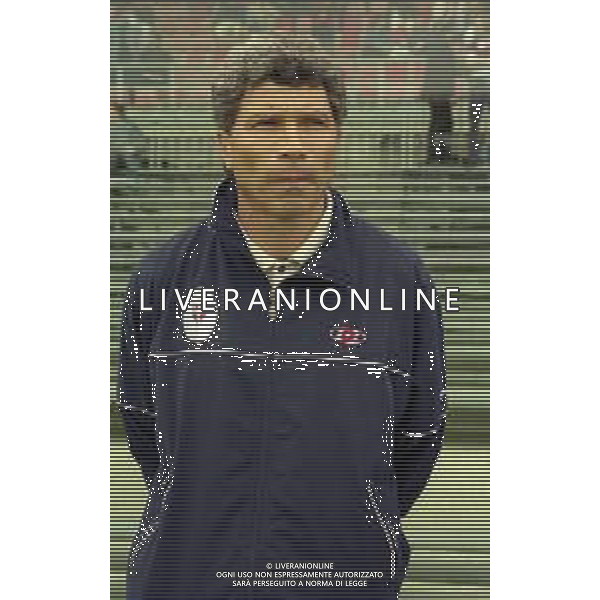 07-05-2000 BERGAMO CAMPIONATO DI CALCIO SERIE B ALZANO VIRESCIT-TREVISO 2-2 NELLA FOTO GIANFRANCO BELLOTTO ALLENATORE TREVISO CALCIO AG ALDO LIVERANI SAS 