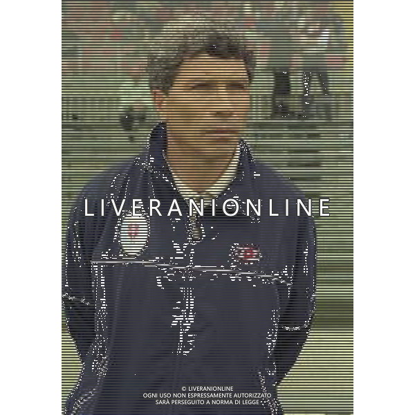 07-05-2000 BERGAMO CAMPIONATO DI CALCIO SERIE B ALZANO VIRESCIT-TREVISO 2-2 NELLA FOTO GIANFRANCO BELLOTTO ALLENATORE TREVISO CALCIO AG ALDO LIVERANI SAS