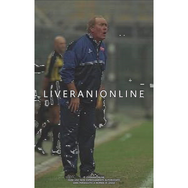 26-09-1999 BERGAMO CAMPIONATO DI CALCIO SERIE B ALZANO VIRESCIT-BRESCIA 0-1 NELLA FOTO NEDO SONETTI ALLENATORE BRESCIA CALCIO AG ALDO LIVERANI SAS