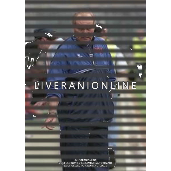 26-09-1999 BERGAMO CAMPIONATO DI CALCIO SERIE B ALZANO VIRESCIT-BRESCIA 0-1 NELLA FOTO NEDO SONETTI ALLENATORE BRESCIA CALCIO AG ALDO LIVERANI SAS