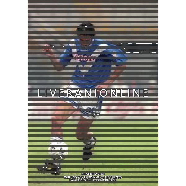 26-09-1999 BERGAMO CAMPIONATO DI CALCIO SERIE B ALZANO VIRESCIT-BRESCIA 0-1 NELLA FOTO EMILIANO BONAZZOLI AG ALDO LIVERANI SAS