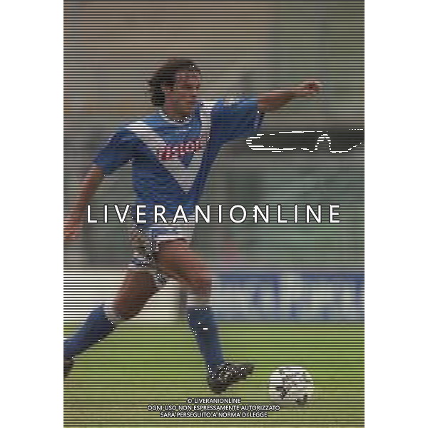 26-09-1999 BERGAMO CAMPIONATO DI CALCIO SERIE B ALZANO VIRESCIT-BRESCIA 0-1 NELLA FOTO ANDRES YLLANA AG ALDO LIVERANI SAS