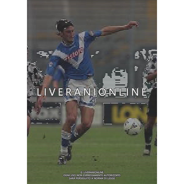 26-09-1999 BERGAMO CAMPIONATO DI CALCIO SERIE B ALZANO VIRESCIT-BRESCIA 0-1 NELLA FOTO EMILIANO BONAZZOLI AG ALDO LIVERANI SAS