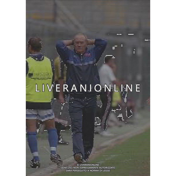 26-09-1999 BERGAMO CAMPIONATO DI CALCIO SERIE B ALZANO VIRESCIT-BRESCIA 0-1 NELLA FOTO NEDO SONETTI ALLENATORE BRESCIA CALCIO AG ALDO LIVERANI SAS