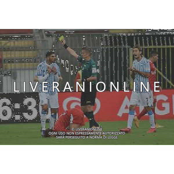 ammonizione per Mattia Valoti (Spal) Monza vs Spal Campionato Serie BKT - 1° giornata Monza 25-09-2020 U-Power Stadium foto Roberto Garavaglia - agenzia Aldo Liverani sas