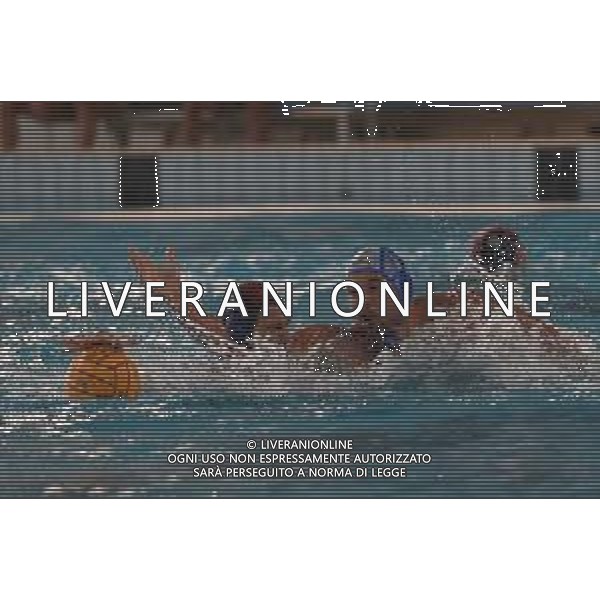 Pro Recco vs Roma Nuoto - Coppa Italia di Pallanuoto 2020/2021, 25 settembre 2020 Savona, Italia Nella foto: Jacopo Graglia (Roma) Dusan Mandic (Pro Recco) @LM/Danilo Vigo AG ALDO LIVERANI SAS