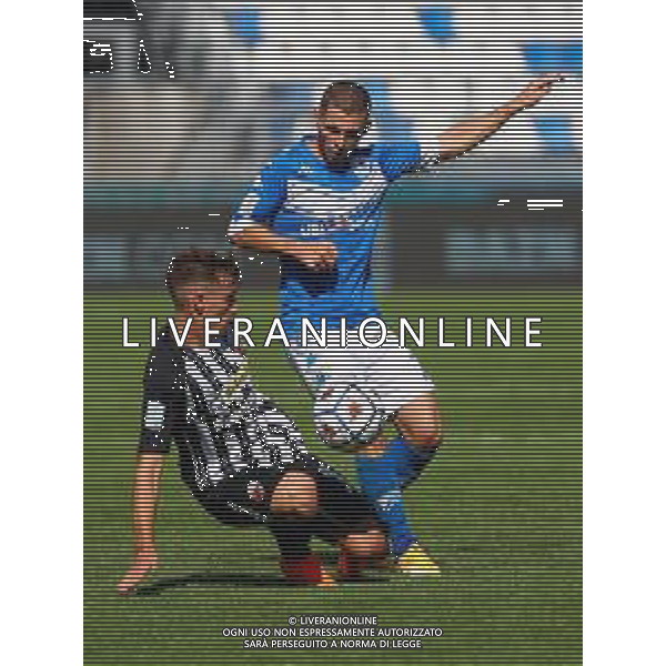 Brescia-Ascoli Campionato di Calcio serie BKT 2020/2021 1a giornata Brescia, 26 Settembre 2020 Nella foto: Nikolas Spalek e Lorenzo Rosseti Ph. Soli - Ag. Aldo Liverani/ AGENZIA ALDO LIVERANI SAS