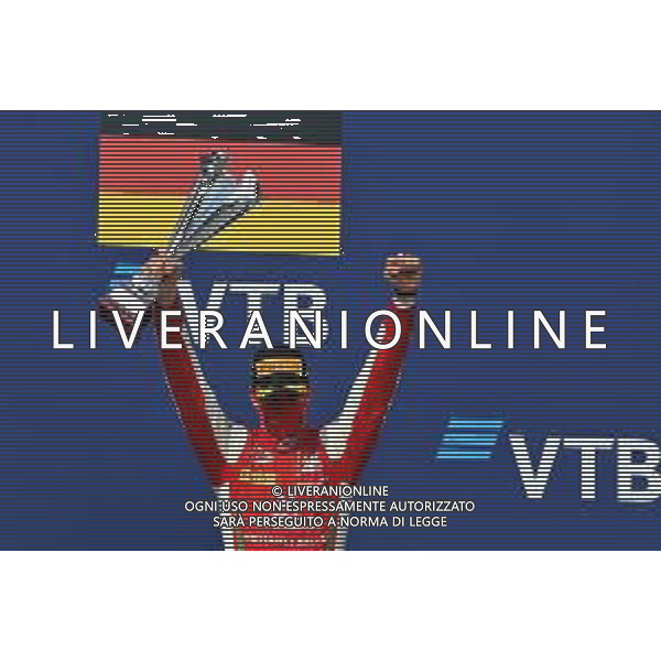Race winner Mick Schumacher (GER) PREMA Racing celebrates on the podium. 26.09.2020. FIA Formula 2 Championship, Rd 10, Sochi, Russia, Saturday. - www.xpbimages.com, EMail: requests@xpbimages.com Copyright: XPB Images / AGENZIA ALDO LIVERANI SAS - ITALY ONLY EDITORIAL USE ONLY