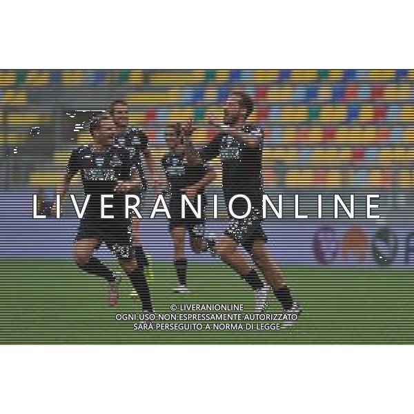 Frosinone vs Empoli Campionato Serie B - 1 giornata Stadio Benito Stirpe - Frosinone 26-09-2020 nella foto: Esultanza dopo il gol di Andrea La Mantia ©Federico Gaetano / AGENZIA ALDO LIVERANI SAS
