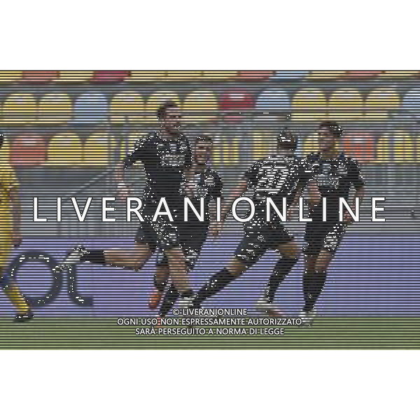 Frosinone vs Empoli - Campionato di Calcio Serie B 2020/2021, 26 settembre 2020 Frosinone, Italia Nella foto: ESULTANZA ANDREA LA MANTIA EMPOLI @LM/Claudio Pasquazi AG ALDO LIVERANI SAS