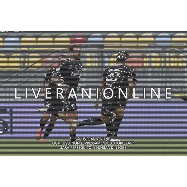 Frosinone vs Empoli - Campionato di Calcio Serie B 2020/2021, 26 settembre 2020 Frosinone, Italia Nella foto: ESULTANZA ANDREA LA MANTIA EMPOLI @LM/Claudio Pasquazi AG ALDO LIVERANI SAS