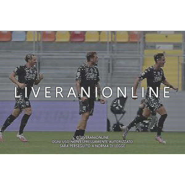 Frosinone vs Empoli - Campionato di Calcio Serie B 2020/2021, 26 settembre 2020 Frosinone, Italia Nella foto: ESULTANZA ANDREA LA MANTIA EMPOLI @LM/Claudio Pasquazi AG ALDO LIVERANI SAS