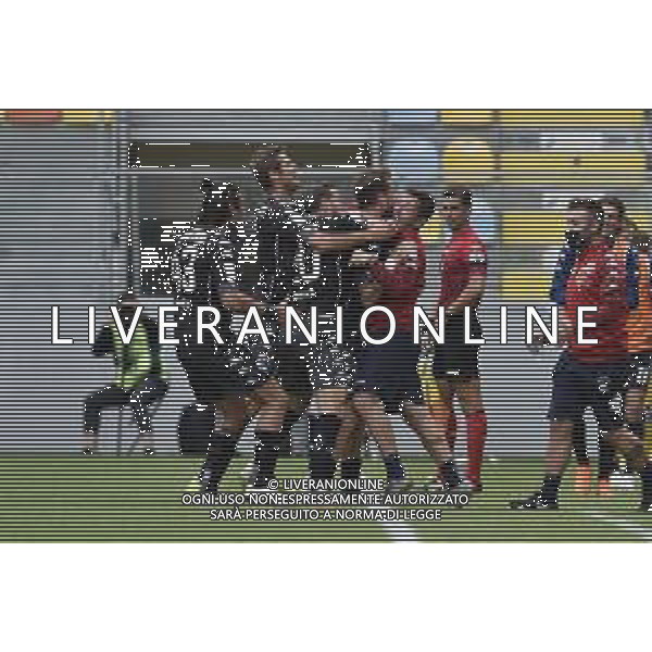 Frosinone vs Empoli - Campionato di Calcio Serie B 2020/2021, 26 settembre 2020 Frosinone, Italia Nella foto: ESULTANZA ANDREA LA MANTIA EMPOLI @LM/Claudio Pasquazi AG ALDO LIVERANI SAS