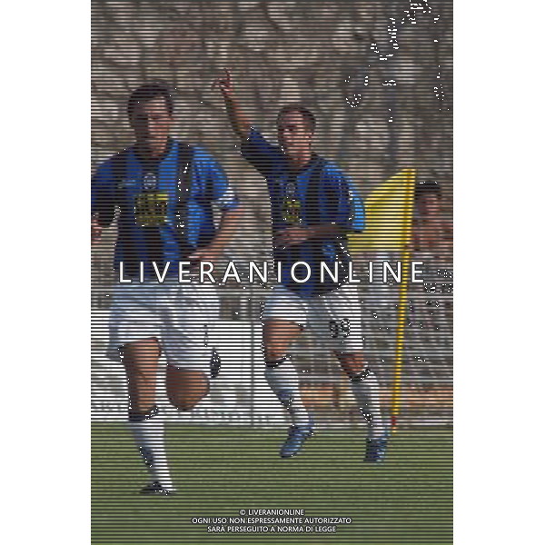 Massa 07/08/2005 Massese-Atalanta Tim Cup 2005/2006 Nella foto La gioia dopo il gol di Soncin dello 0-1 AGENZIA ALDO LIVERANI