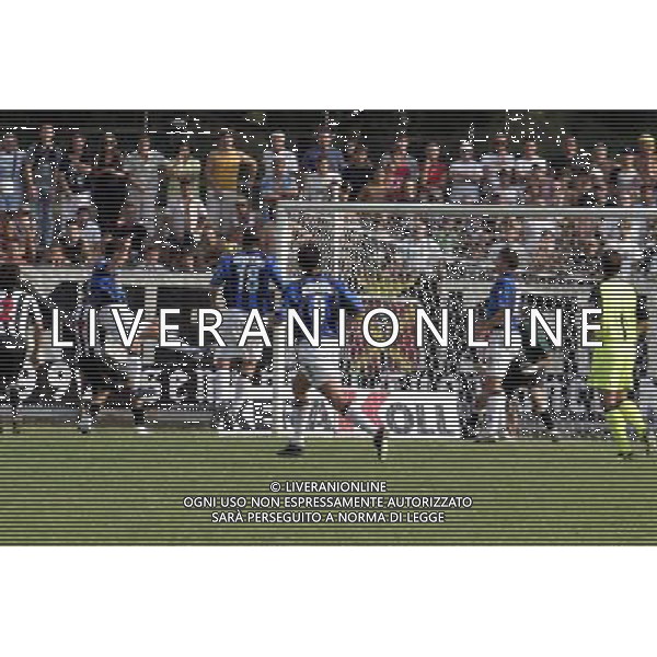 Massa 07/08/2005 Massese-Atalanta Tim Cup 2005/2006 Nella foto il gol di Soncin dello 0-1 AGENZIA ALDO LIVERANI