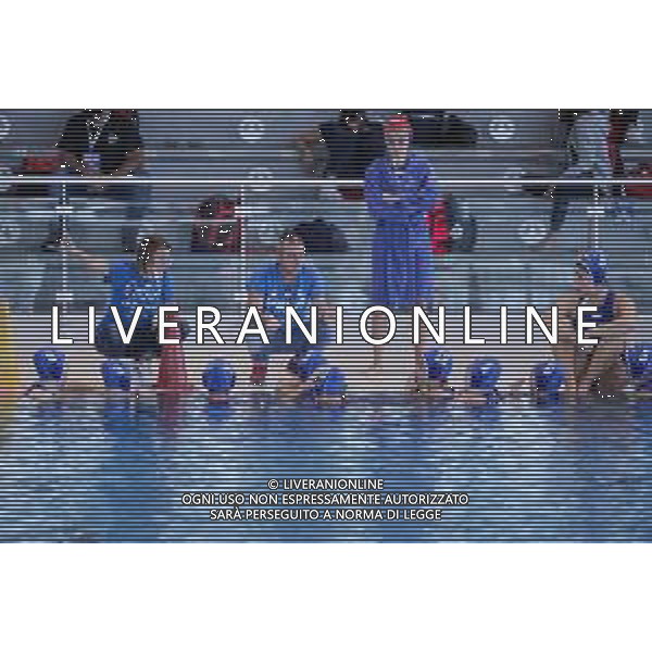 SIS Roma vs Vela Nuoto Ancona - Coppa Italia Femminile di Pallanuoto 2020/2021, 26 settembre 2020 Roma, Italia Nella foto: time out Vela Nuoto Ancona @LM/Luigi Mariani AG ALDO LIVERANI SAS