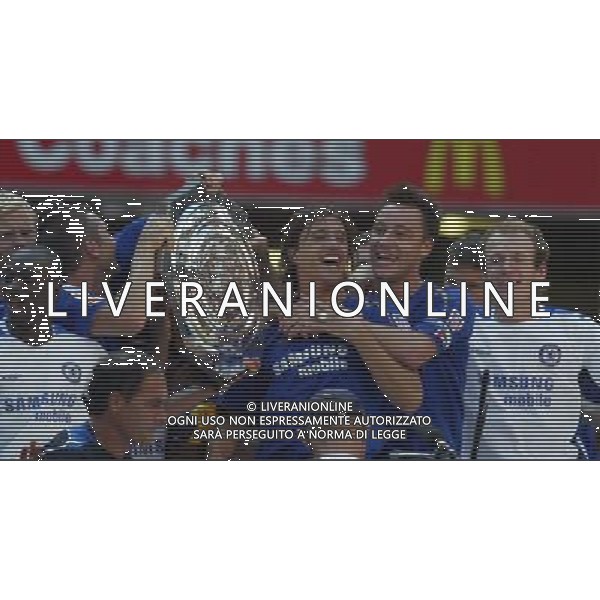 Celebration for ~Chelsea-CHELSEA V ARSENAL for the 2005 Communitu Shield at the Millennium Stadium in Cardiff : Date 07/08/05 Picture by Marcello Pozzetti : ©IPS Photo Agency - Adddress:21 Delisle road - London SE28 0JD- agenzia aldo liverani s a s