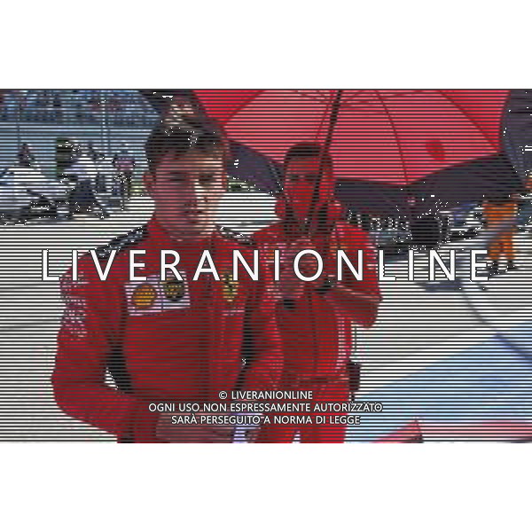 Charles Leclerc (MON) Ferrari on the grid. 27.09.2020. Formula 1 World Championship, Rd 10, Russian Grand Prix, Sochi Autodrom, Sochi, Russia, Race Day. - www.xpbimages.com, EMail: requests@xpbimages.com © Copyright: Moy / XPB Images / AGENZIA ALDO LIVERANI SAS - ITALY ONLY EDITORIAL USE ONLY