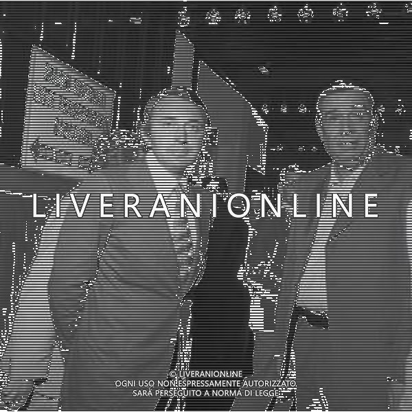 RETROSPETTIVA CORRADO FERLAINO PRESIDENTE NAPOLI CALCIO NELLA FOTO CORRADO FERLAINO PRESIDENTE DEL NAPOLI CALCIO A MILANO NELL\'ANNO 1973 AG ALDO LIVERANI SAS