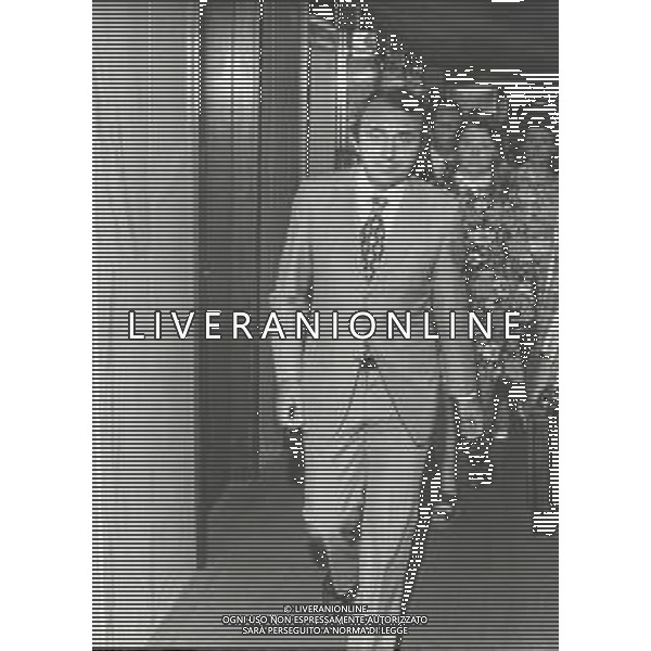 RETROSPETTIVA CORRADO FERLAINO PRESIDENTE NAPOLI CALCIO NELLA FOTO CORRADO FERLAINO PRESIDENTE DEL NAPOLI CALCIO A MILANO NELL\'ANNO 1975 AG ALDO LIVERANI SAS 