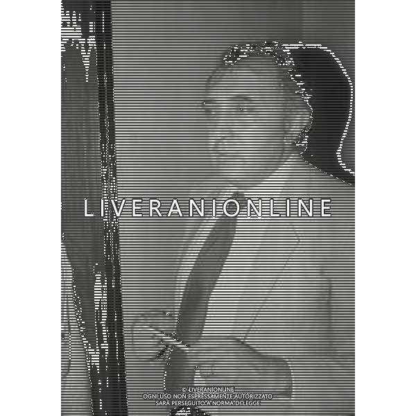 RETROSPETTIVA CORRADO FERLAINO PRESIDENTE NAPOLI CALCIO NELLA FOTO CORRADO FERLAINO PRESIDENTE DEL NAPOLI CALCIO A MILANO NELL\'ANNO 1980 AG ALDO LIVERANI SAS  