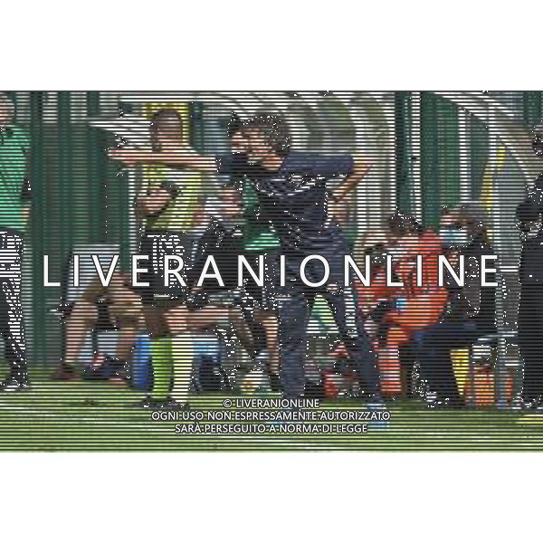 Alessandro Dal Canto allenatore Livorno AlbinoLeffe vs Livorno Campionato Serie C - 1° giornata Gorgonzola (MI) 27-09-2020 Stadio Citta’ di Gorgonzola foto Roberto Garavaglia - agenzia Aldo Liverani sas / AGENZIA ALDO LIVERANI SAS