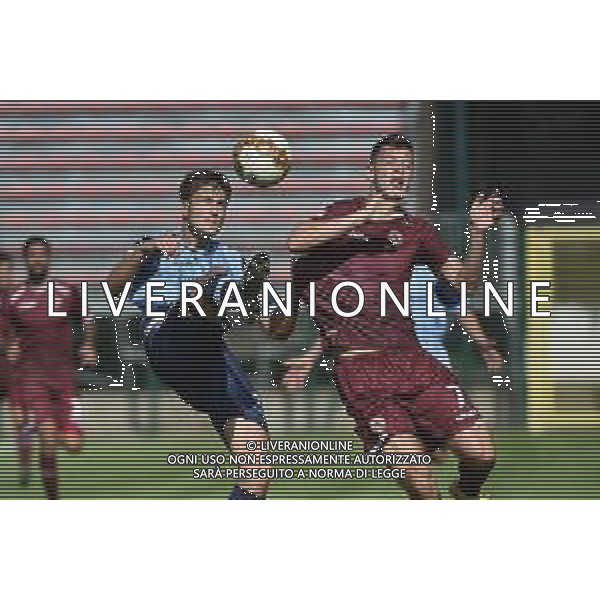 Cerini (AlbinoLeffe) e Marsura (Livorno) AlbinoLeffe vs Livorno Campionato Serie C - 1¬∞ giornata Gorgonzola (MI) 27-09-2020 Stadio Citta‚Äô di Gorgonzola foto Roberto Garavaglia - agenzia Aldo Liverani sas / AGENZIA ALDO LIVERANI SAS