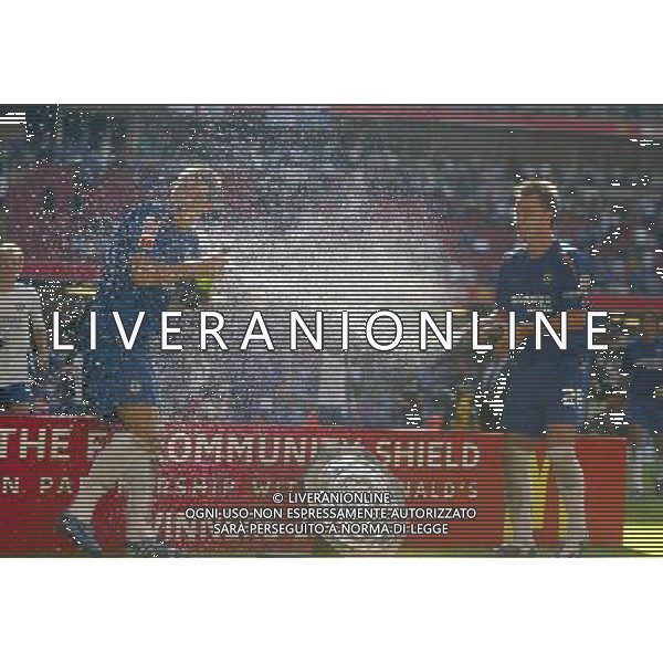 lampard and Terry enjoy the moment-CHELSEA V ARSENAL for the 2005 Communitu Shield at the Millennium Stadium in Cardiff : Date 07/08/05 Picture by Marcello Pozzetti : ©IPS Photo Agency - Adddress:21 Delisle road - London SE28 0JD- mobile: 07973 308