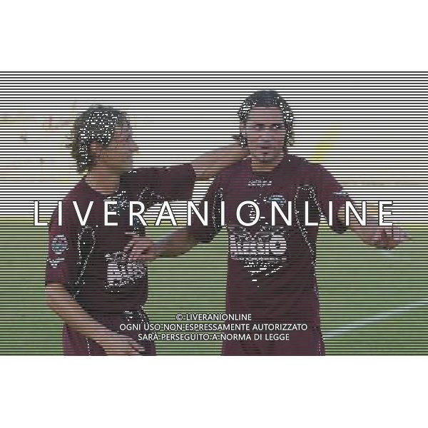 CITTADELLA 07/08/2005 COPPA ITALIA 2005/06 CITTADELLA-MODENA NELLA FOTO:COLUSSI E AMORE ESULTANO FOTO PAOLA GARBUIO/ALDO LIVERANI s.a.s