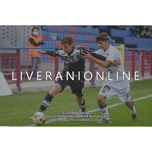 Virtus Verona vs Cesena - Campionato di Calcio Serie C - Lega Pro 2020/2021, 27 settembre 2020 Verona, Italia Nella foto: Davide Munari (Cesena) contrastato da Enrico Manconi (Virtus Verona) @LM/Ettore Griffoni / AGENZIA ALDO LIVERANI SAS