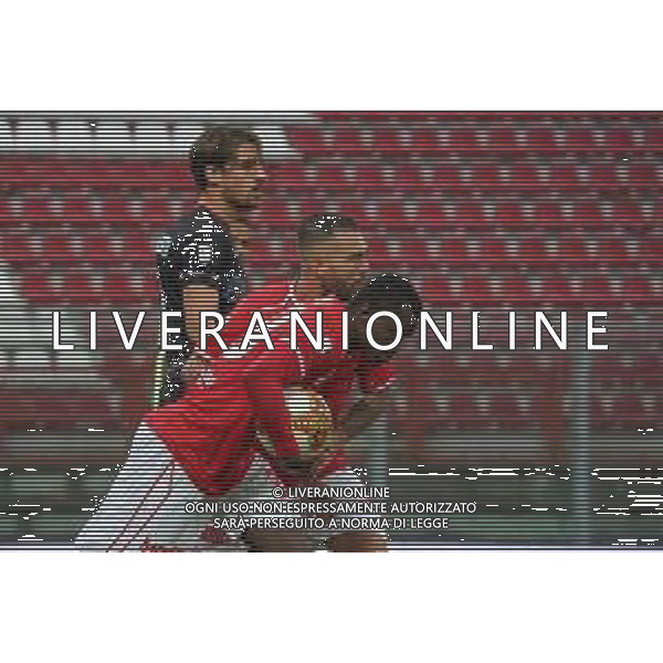 Perugia vs Fano - Campionato di Calcio Serie C - Lega Pro 2020/2021, 27 settembre 2020 Perugia, Italia Nella foto: kouan oulai christian ‚Äúk. oulai‚Äù (n.28 perugia calcio) esulta 1-2 @LM/Loris Cerquiglini AG ALDO LIVERANI SAS