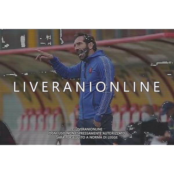 Perugia vs Fano - Campionato di Calcio Serie C - Lega Pro 2020/2021, 27 settembre 2020 Perugia, Italia Nella foto: fabio caserta (allenatore perugia calcio) @LM/Loris Cerquiglini AG ALDO LIVERANI SAS