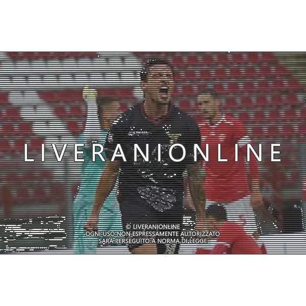 Perugia vs Fano - Campionato di Calcio Serie C - Lega Pro 2020/2021, 27 settembre 2020 Perugia, Italia Nella foto: marino roberto esulta l 0-1 (n.14 alma juventus fano 1906) @LM/Loris Cerquiglini AG ALDO LIVERANI SAS