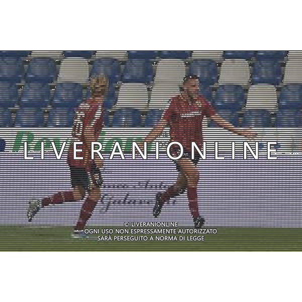 Reggiana vs Pisa - Campionato di Calcio Serie B 2020/2021, 27 settembre 2020 Reggio Emilia, Italia Nella foto: L\'esultanza di Riccardo Martinelli (Reggiana) dopo il 2-2 @LM/Gabriele Masotti AG ALDO LIVERANI SAS