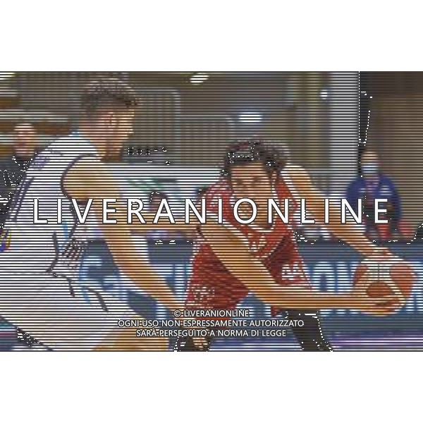 Basket Allianz Pallacanestro Trieste vs Vanoli Cremona - Campionato di Basket Serie A 2020/2021, 27 settembre 2020 Trieste, Italia Nella foto: Davide Alviti (Trieste) contrastato da Palmi Sakari (Cremona) @LM/Franco Debernardi/ AGENZIA ALDO LIVERANI SAS