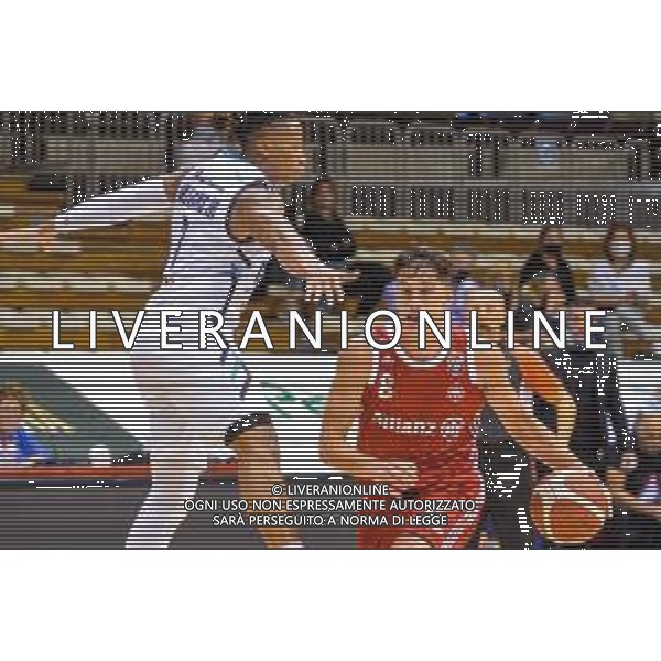 Basket Allianz Pallacanestro Trieste vs Vanoli Cremona - Campionato di Basket Serie A 2020/2021, 27 settembre 2020 Trieste, Italia Nella foto: Tommaso Laquintana (Trieste) contrastato da Williams Timeric (Cremona) @LM/Franco Debernardi/ AGENZIA ALDO LIVERANI SAS