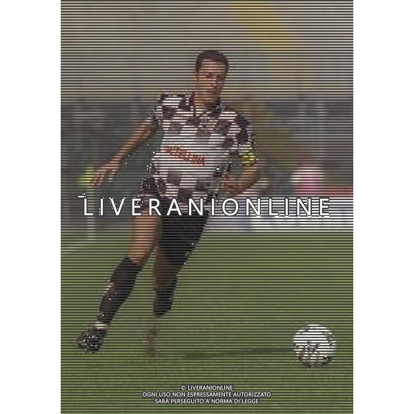 12-09-1999 BERGAMO CAMPIONATO DI CALCIO SERIE B ALZANO VIRESCIT 2-1 NELLA FOTO ALESSIO DEL PIANO AG ALDO LIVERANI SAS
