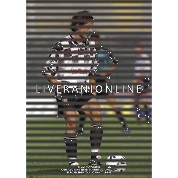 12-09-1999 BERGAMO CAMPIONATO DI CALCIO SERIE B ALZANO VIRESCIT 2-1 NELLA FOTO FRANCESCO BEGA AG ALDO LIVERANI SAS